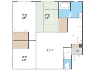 まるいマンション【0102号室】の間取り