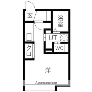 1Kの間取り画像
