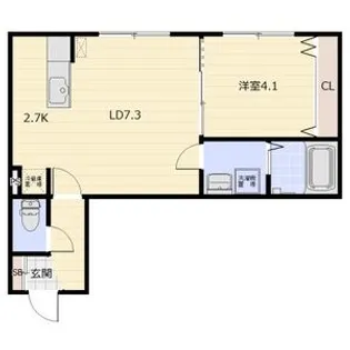 IMMEUBLE(イムーブル)【102号室】の間取り