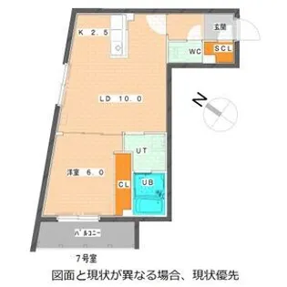 ミ・ピアーチェ リヴィエール豊平21【3階】の間取り