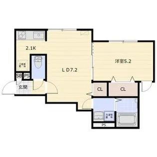 FORTUNA(フォルトゥーナ)【101号室】の間取り