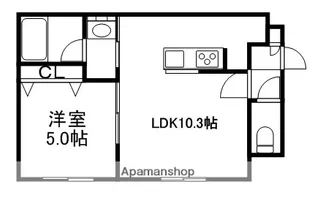 ブレッシング北海道KITAHIRO【4階】の間取り