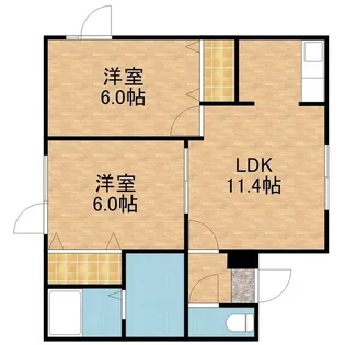 シティハイムエルドラード セキスイハイム【102号室】の間取り