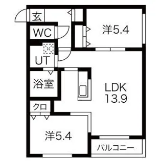 CLASS.N(クラス・エヌ)【1階】の間取り