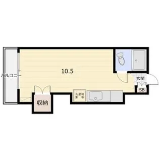 ヴァンドーム菊水【308号室】の間取り