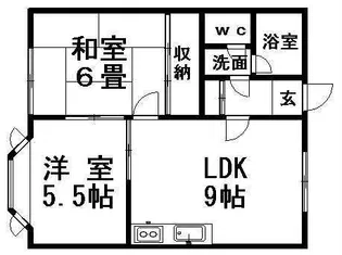 オーシャンビレッジ真栄【203号室】の間取り