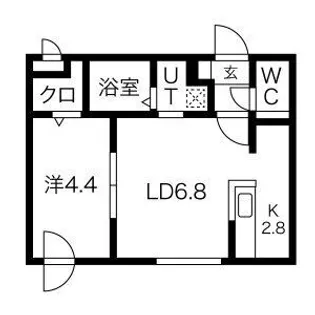 グランメール本郷通【2階】の間取り