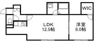 ノーマルヒル菊水 B棟【202号室】の間取り
