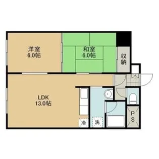 アクティブプラザ厚別西(住居)【706号室】の間取り