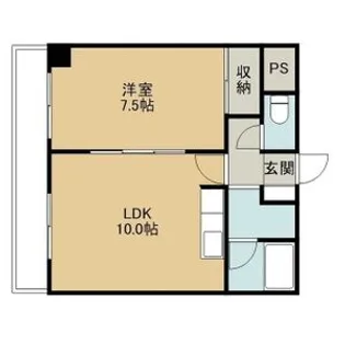 アクティブプラザ厚別西(住居)【3階】の間取り
