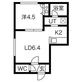 ラ・グラン白石駅【3階】の間取り