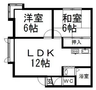 ファミール米里(ファミールヨネサト)【102号室】の間取り