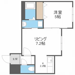 STELLA FISSA SHINSAPPORO(ステラフィッサ【4階】の間取り