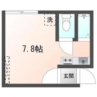 TーROUTE(ティールート)菊水【310号室】の間取り