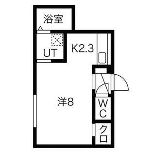 MAISON DE HIRO【302号室】の間取り