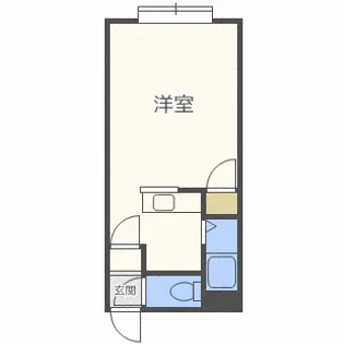 ポーラストリーム【206号室】の間取り