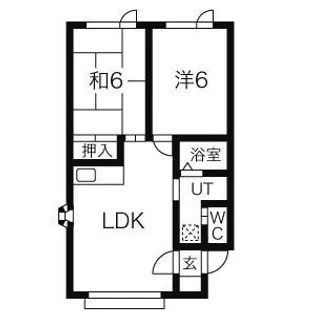 エクセレンス白石【201号室】の間取り