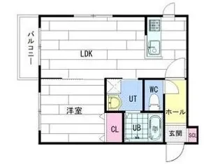 リデーレ平岸【3階】の間取り