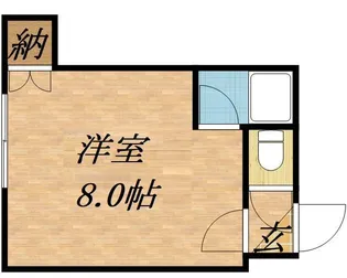 ひばりヶ丘パールハイム【106号室】の間取り