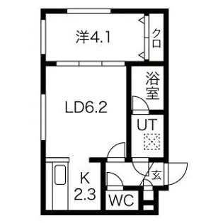 CASA CENTRO平岸【3階】の間取り