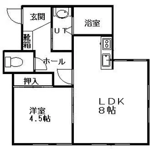 ニーナガーデンマナー【303号室】の間取り