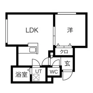 NOA美園【303号室】の間取り