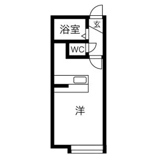 パレス白石【3階】の間取り
