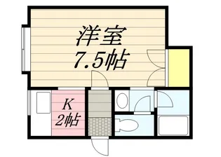 ベスト・イン・パレス【0201号室】の間取り