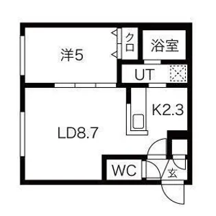 パークレジデンス円山北【3階】の間取り