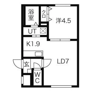 トラストコートひばりが丘(トラストコートヒバリガオカ)【4階】の間取り