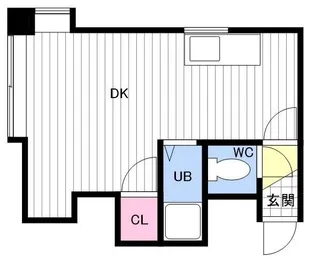 コスモ菊水【102号室】の間取り