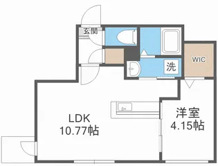 REVE新札幌【3階】の間取り