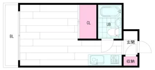 プレジール清田【401号室】の間取り