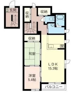 フォレスト【2階】の間取り