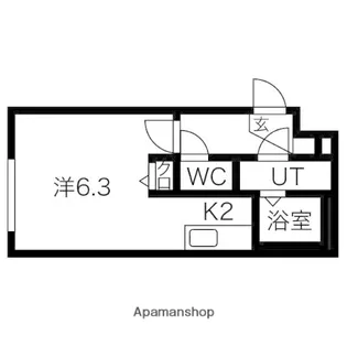 プレジール【4階】の間取り