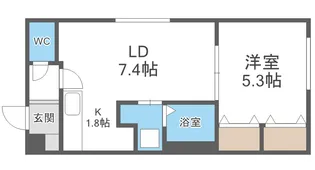LUMIC平岸(ルミック)【4階】の間取り