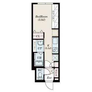 アストラリス本郷通【5階】の間取り