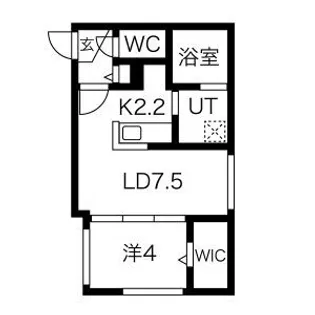 ELEVERひばりが丘【1階】の間取り