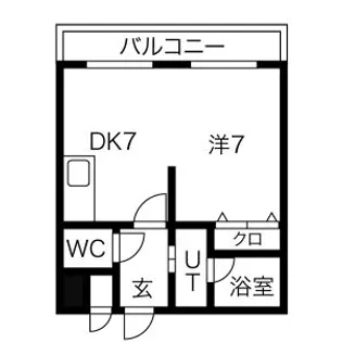 ハイフィールド88【206号室】の間取り