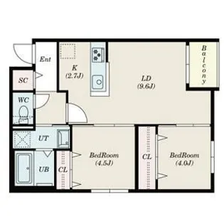 SーRESIDENCE南郷NORTH【306号室】の間取り