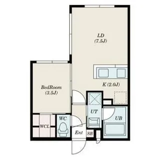 SーRESIDENCE厚別南【2階】の間取り