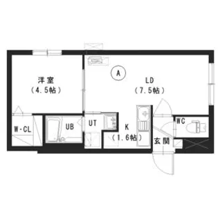 ペシェ澄川【1階】の間取り