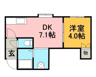 ヴィラ・セブンティ【3階】の間取り