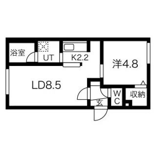 CABOSSひばりヶ丘【2階】の間取り