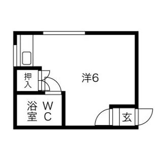 コーポフロンティア【205号室】の間取り