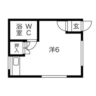 コーポフロンティア【201号室】の間取り