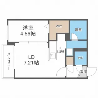 レジデンス菊水【2階】の間取り