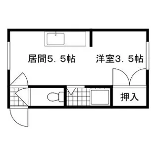 ラッフィット栄通【203号室】の間取り