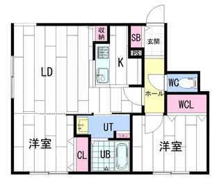 アルファスクエア南4西15【3階】の間取り
