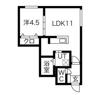 Mフラット【103号室】の間取り